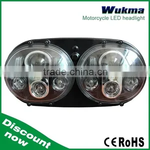 Newest Motorcycle Projector Daymaker LED Headlight Harley Road Glide thumbnail-3