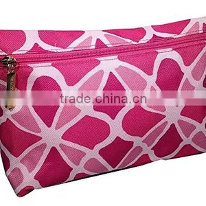 Womens Fashionable Makeup Bags / Cosmetics Bag Pink thumbnail-2