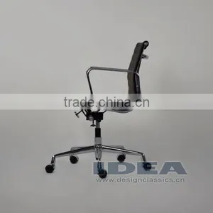 Replica EA117 Charles Office Chair - Black Color Genuine Leather thumbnail-3