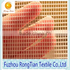 Plain Style White Polyester 200g Stiff Tricot Square Mesh Fabric for Printing thumbnail-4