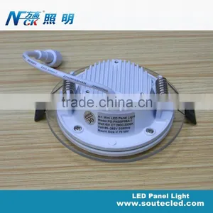 High Efficiency Recessed Ceiling Urltra Slim Round Led Panel Light 85-265v 6w Round Led Panel Light thumbnail-2