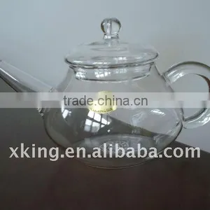 Heat- Resistanc Glass Tea Pot With Hand Make thumbnail-1