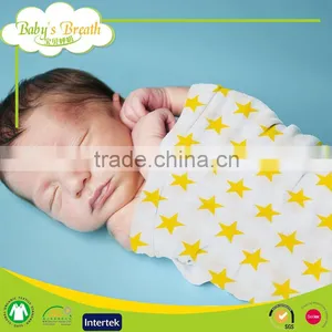 MS-07 Soft Cotton Baby Muslin Swaddle Blanket 47'*47' 4 Pack After Washed Supplier's Choice thumbnail-6