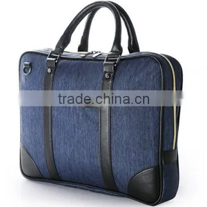 Oxford Cross Body Laptop Messenger Shoulder Bag Washed Canvas Men Handbag thumbnail-2