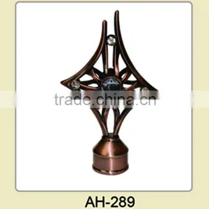 Fujian Zinc Alloy Curtain Finials for Curtain Rod,curtain Pipe thumbnail-1