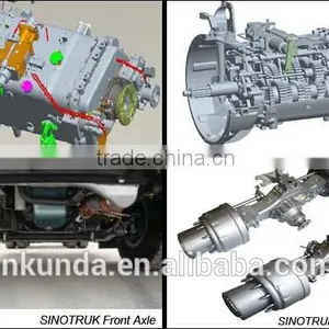 Sinotruk Howo Truck Parts Original 336hp 371hp HW15710 HW19710 Transmission Assy for Sale thumbnail-1