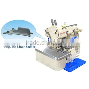 3 Ways Pneumatic Suction Chain Cutter Device With JUK Over-lock Machine thumbnail-1