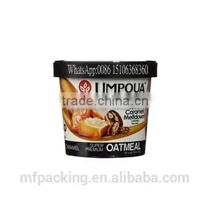 Nice Design Disposable Ice Cream Paper Cup Cream Paper Bowl and Lids thumbnail-1