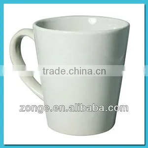 12oz Latte Cone Shape Mug Sublimation Wholesaler thumbnail-1