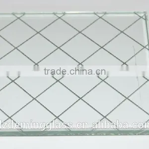 6mm,7mm,10mm Wired Glass With CE,CCC,ISO Certification for Building thumbnail-1