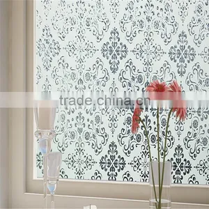 Popular Printed Window Glass Vinyl Film With Different Flower Pattern thumbnail-2