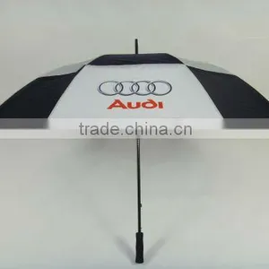 Auto Open Windproof Double Layer Golf Umbrella thumbnail-1