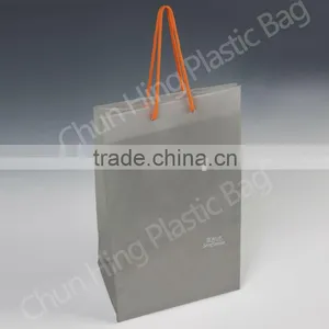 Custom Printed Rope Handle Plastic Shopping Bag thumbnail-2