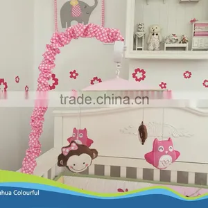 Baby Bed Mobile Musical Hanging Toys Plush Animal Toy Baby Bed Bell thumbnail-1