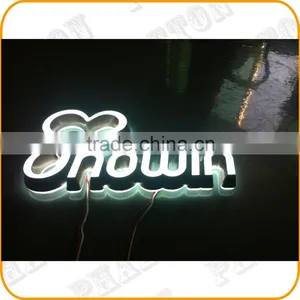 Hot Selling Face Lit and Halo Lit LED Acrylic Sign thumbnail-2