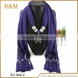 Factory Supplier Newest Custom Design Jewelry Pendant Scarf With Good Offer thumbnail-4