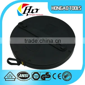 50M 165FEET Round Black ABS Case Fiber Measure Tape Brand Measuring Tape Quality Choice thumbnail-6