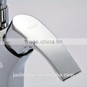 Hot and Cold Water Chrome Sink Faucet thumbnail-5
