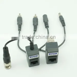 CCTV Camera Accessories Audio Video Balun Transceiver BNC UTP RJ45 Video Balun With Audio thumbnail-3