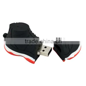 Free Sample Silicone Sneakers Shoes Usb Flash Drive, NBA Star Shoes Shape U Disk New Products 2016 thumbnail-4