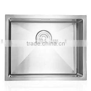 Small Size Kitchen Sink 304 Steel Handmade Sink Single Bowl thumbnail-2