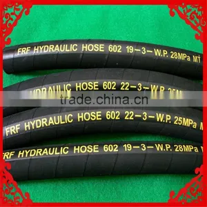 SAE Steel Wire Braided Rubber Hydraulic Hose/hydraulic Rubber Hose Prices thumbnail-1
