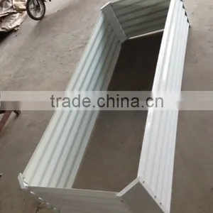Metal Galvanized Raised Garden Frame Gardenbed Planting Bed Hot Sale Eco Friendly Planter thumbnail-1