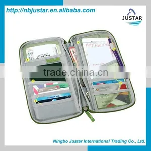 Document Holder Type Travel Wallet Multifuctional Card Ticket Passport Holder Purse thumbnail-5