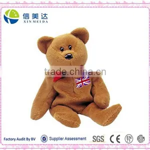 Soft Plush UK the Bear With Custom Nation Logo thumbnail-1