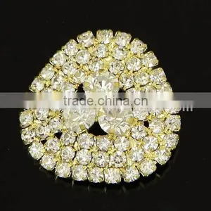 Fashional Golden Shank Rhinestone Button for Apparel RNK197J thumbnail-3