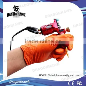 Wholesale Disposable Nitrile Gloves Orange Color L thumbnail-3