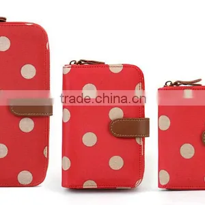 Fashion Canvas Zippered Clutch Wallet For Girls thumbnail-1