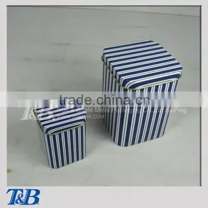 Galvanized Tin Box, Tea Can, Coffee Can thumbnail-1