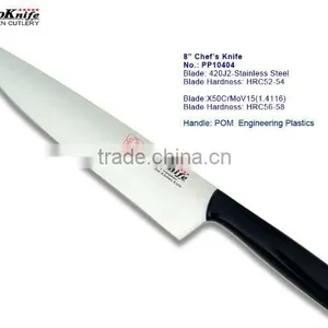POM Plastic Handle 8 Inch 3Cr13 Chef's Knife thumbnail-1
