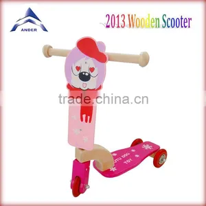 Kids Wooden Scooter / Wood Toy thumbnail-1