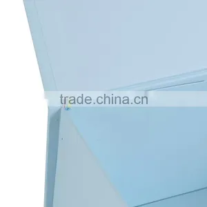Blue Elegant Rigid Cardboard Paper Making Hat Boxes thumbnail-6
