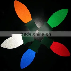 Christmas Bulbs Reflective Holiday Car Magnets thumbnail-5