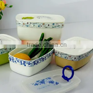 2014 Hot Eco Friendly Plastic Food Container, Heating up Bento Lunch Box thumbnail-1