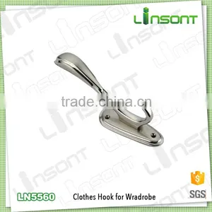 China Factory Zinc Alloy Brass Robe Hook Furniture Accessories Wall Hook thumbnail-1