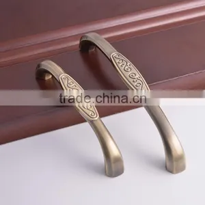 Antique Bronze/Copper/Gold/Sliver Zinc Alloy Furniture Hardware Cabinet Kitchen Pull Handles,Modern Customized Hardware Knobs thumbnail-4