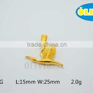 Olivia 2016 New Fashion Modern 316 Stainless Steel Cast Metal Lovely Rabbit Pendant thumbnail-2
