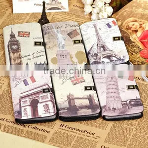For Samsung Galaxy Mega 6.3 I9200 Leather Wallet Flip Stand Case Cover + Protector thumbnail-1