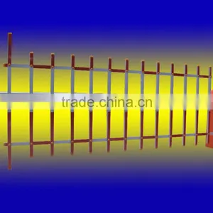 Vehicle Entrance Automatic Barrier Gate With Fence Pole thumbnail-1