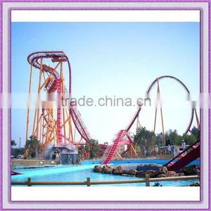 New!!! Amusement Park Big Roller Coaster thumbnail-1