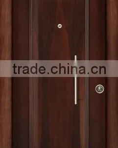 Solid Engineering Wood Door Frame Armored Entrance Arch Gate Bullet Proof Flush Door thumbnail-5