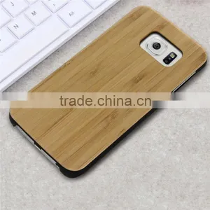 Factory Price For Galaxy S6 Edge Case PC+Bamboo Wood for Samsung S6 Edge Case for Galaxy S6 thumbnail-3