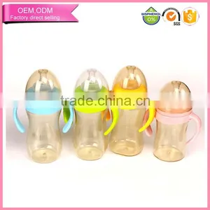 BPA Free Plastic Feeder Ppsu Baby Bottle With Straw and Nippe Wholesale thumbnail-1