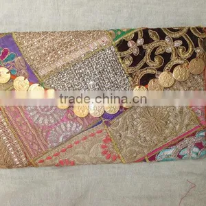 New Chirtmas Gift Wholesale Price Vintage Gypsy Banjara Clutch Purse Handmade Patchwork Vintage Banjara Coin Purse thumbnail-2