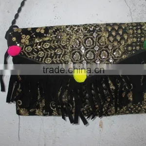 Ra re Handmade Embroidered Tribal Clutch Bag India thumbnail-1