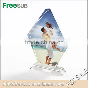 Freesub BSJ10B L150*H220*W40mm Big Ice Hill Screen Blank 3D Sublimation Personalized Crystal Frames thumbnail-2